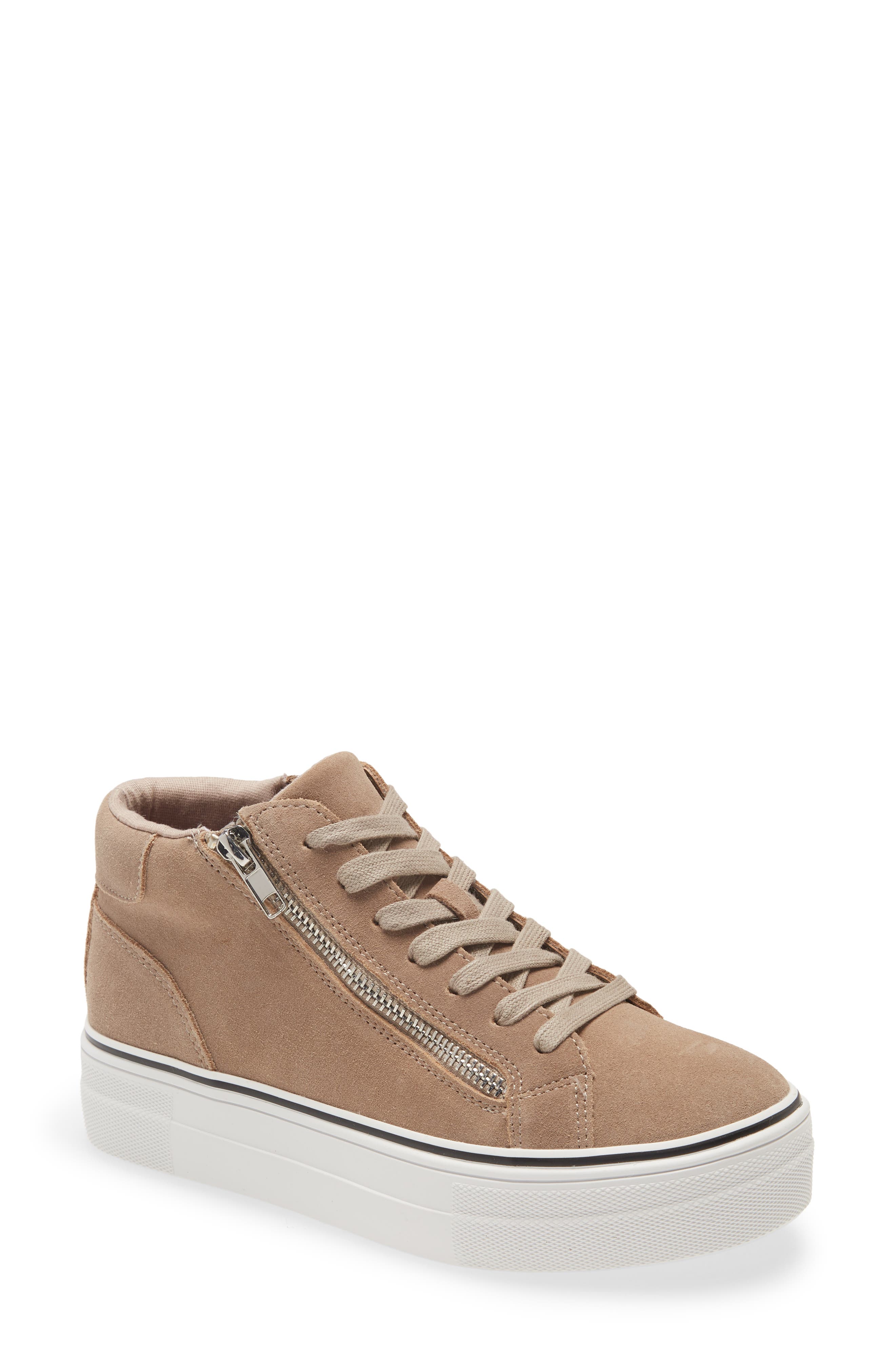 steve madden high top suede sneakers