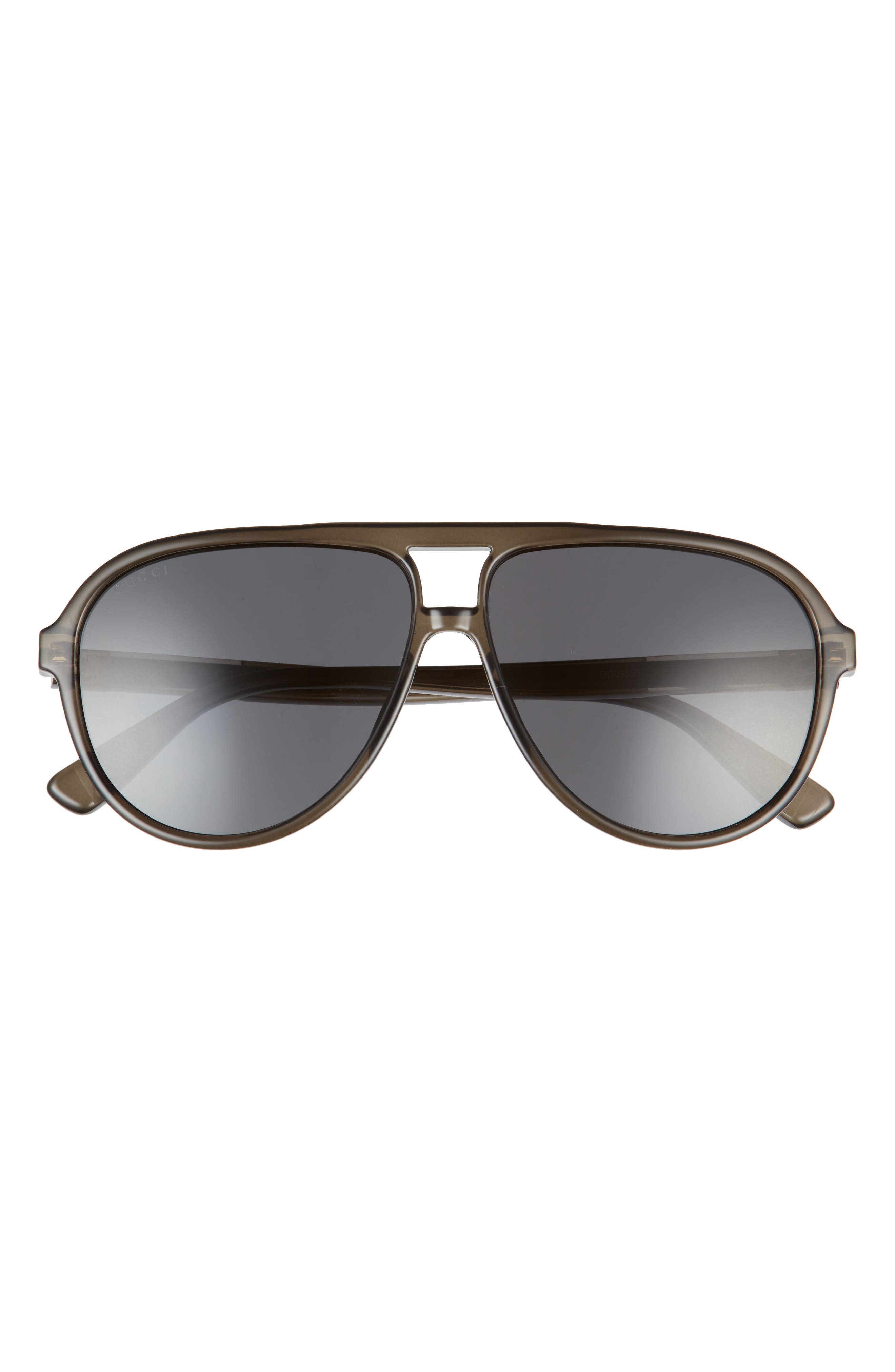 60mm aviator sunglasses gucci