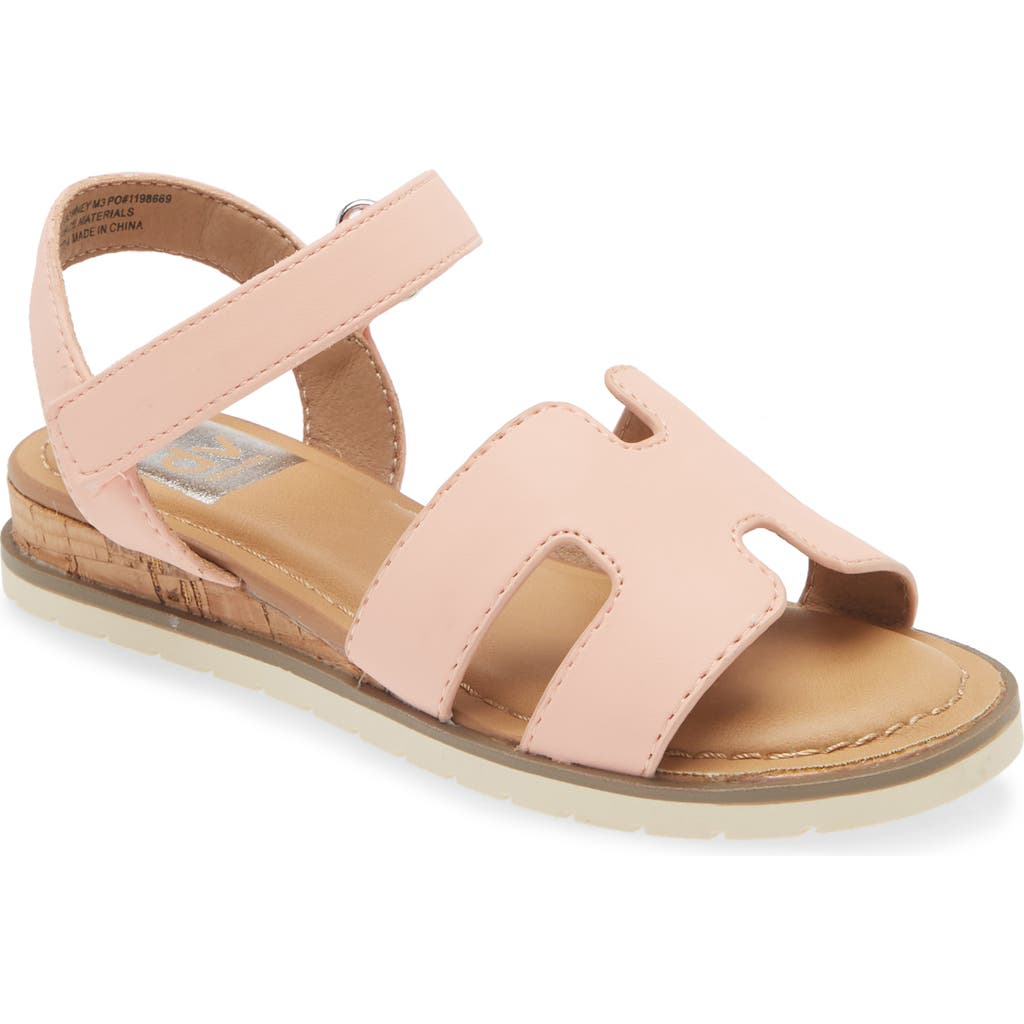 Dolce Vita Dv By  Kids' Downey Ankle Strap Wedge Sandal In Pink