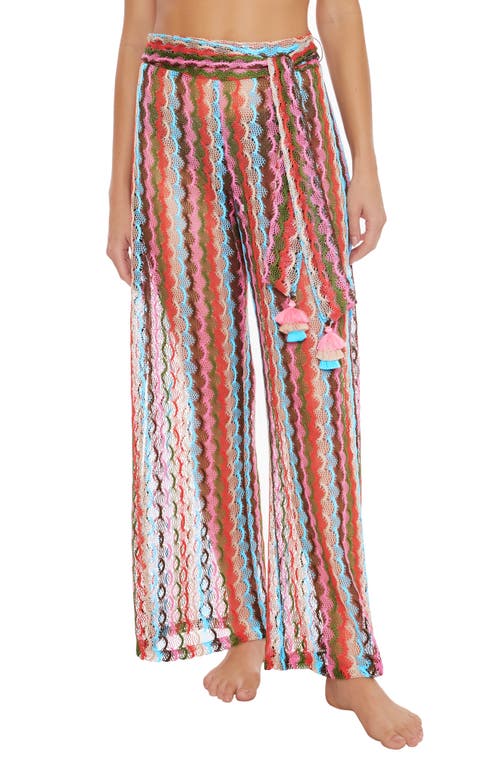 Trina Turk Iseree Cover-Up Pants in Sugarberry Multi at Nordstrom, Size Small