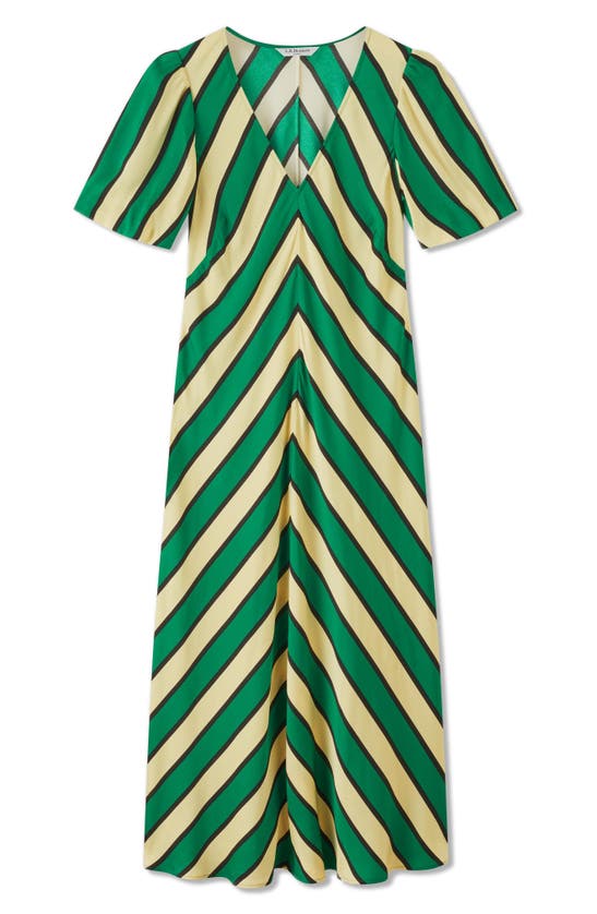 Shop Lk Bennett Meerim Maxi Dress In Green