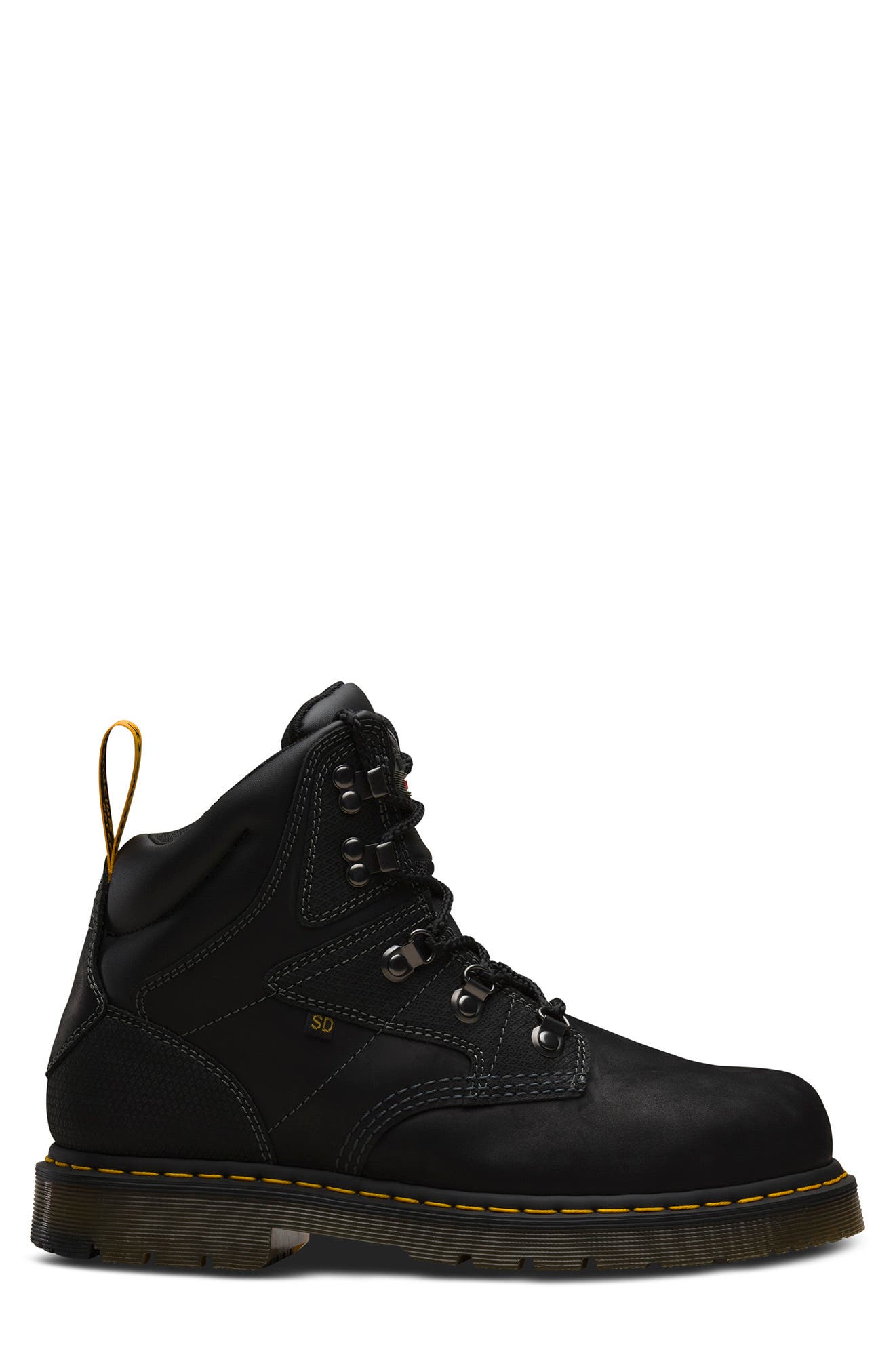 Dr Martens Work Earlstoke Steel Toe Connection Tectuff Marvel Black
