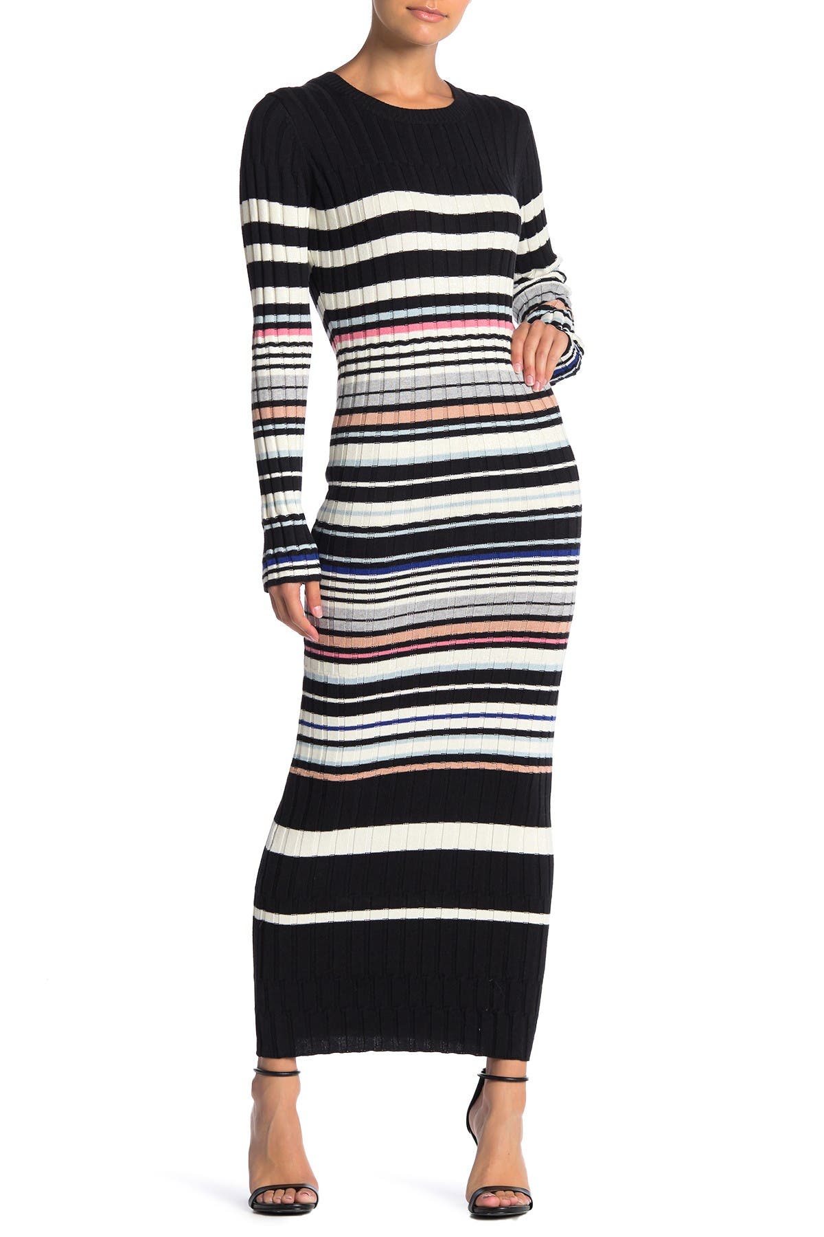 long sleeve sweater maxi dress