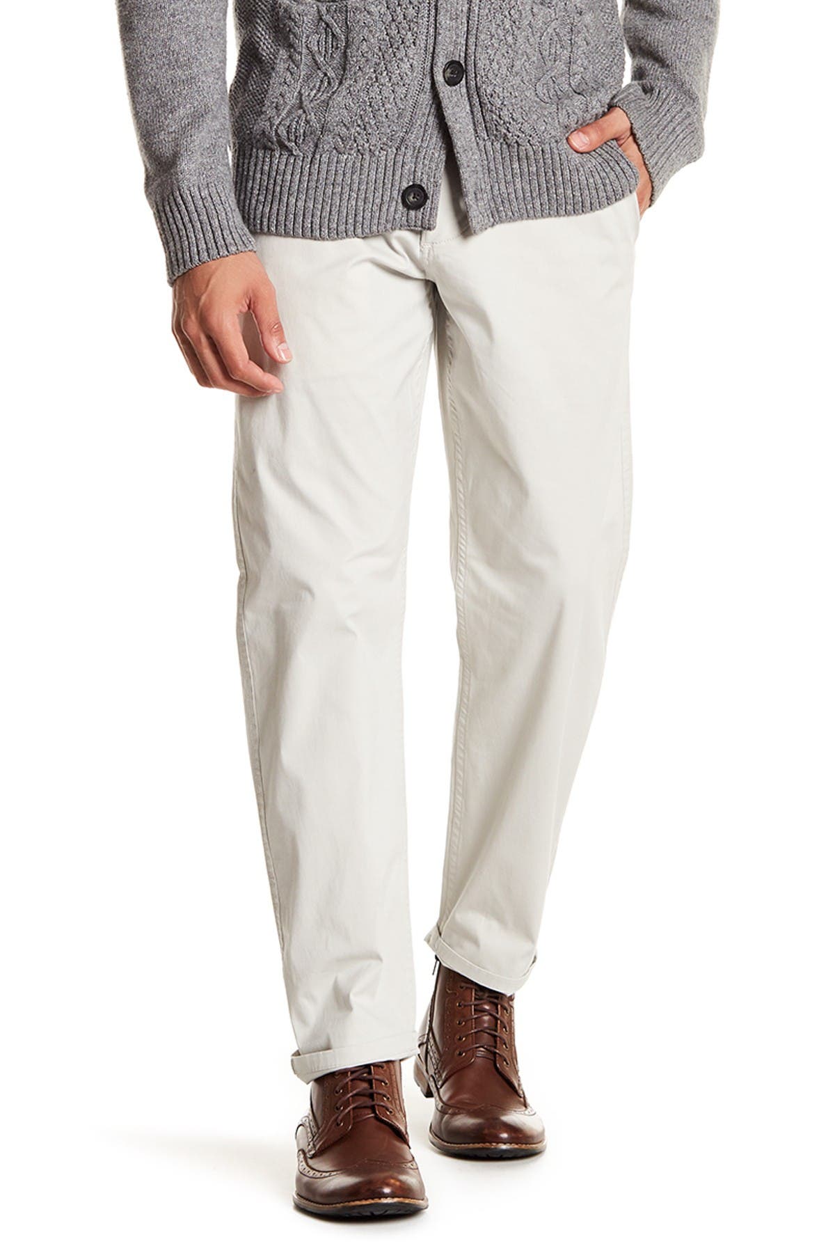 Dockers Alpha Stone Slim Tapered Khakis 29 34 Inseam Nordstrom Rack