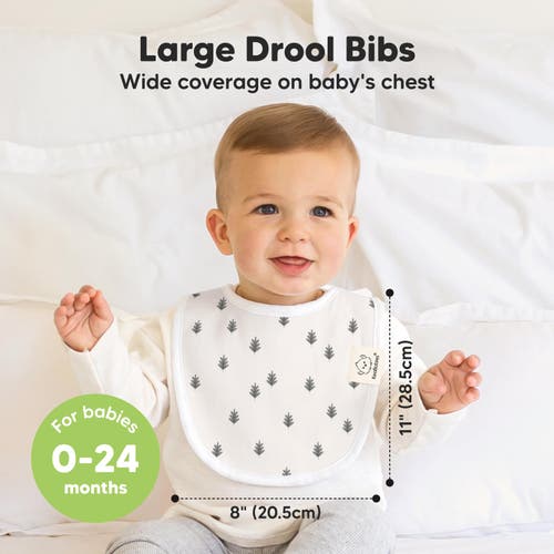 Keababies 8-pack Baby Drool Bibs In Multi