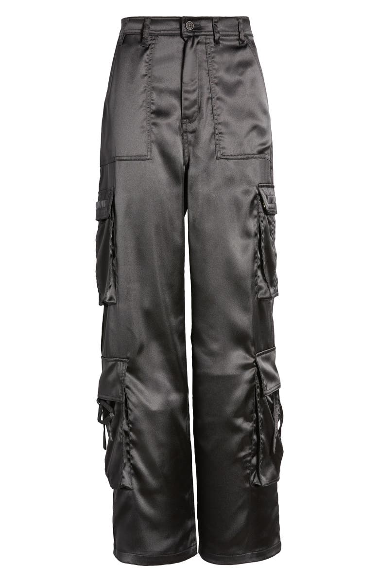 BLANKNYC Franklin Satin Cargo Pants | Nordstrom