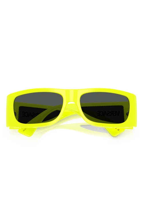 Shop Versace 57mm Pillow Sunglasses In Yellow