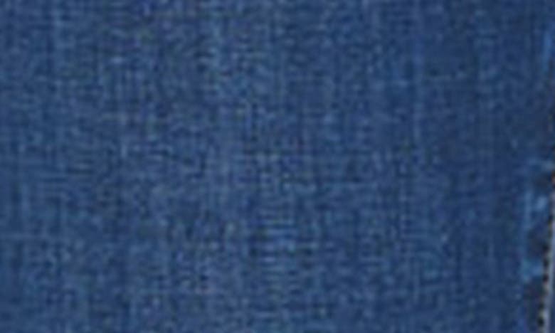 Frame Woman Le Crop Mini Boot Jeans In Dark Blue Denim In Majesty