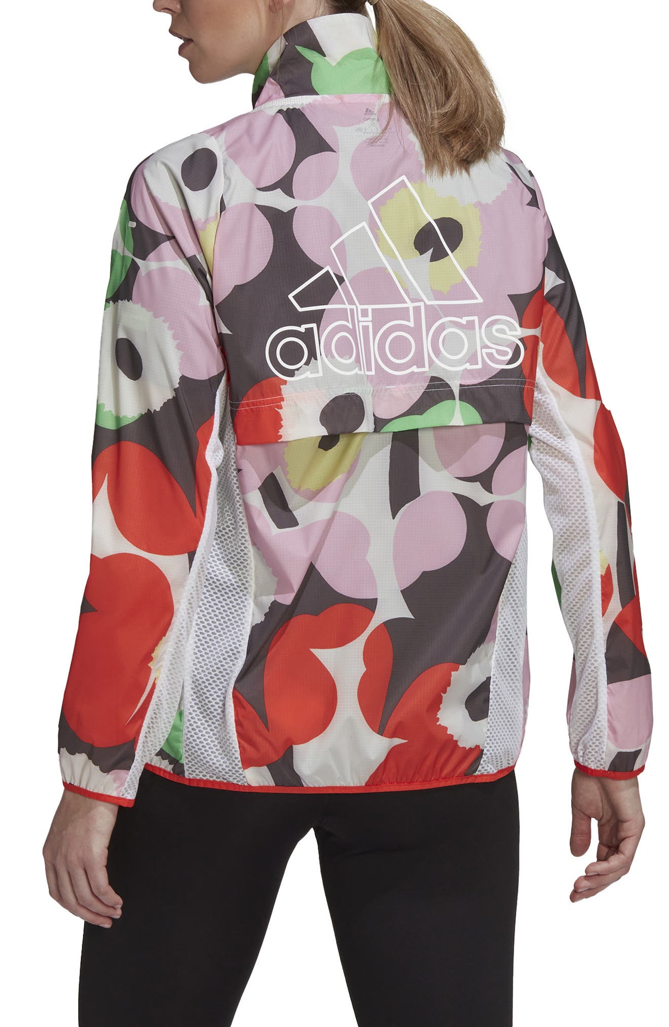 Adidas Wom Marimekko Run Jacket MD White/Orange