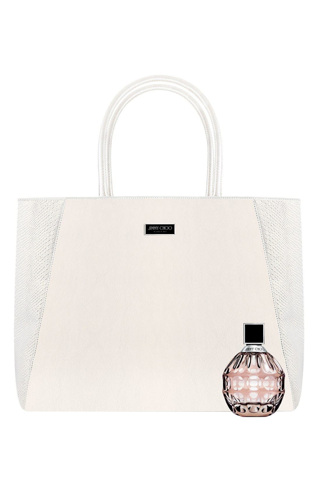 jimmy choo parfums tote bag