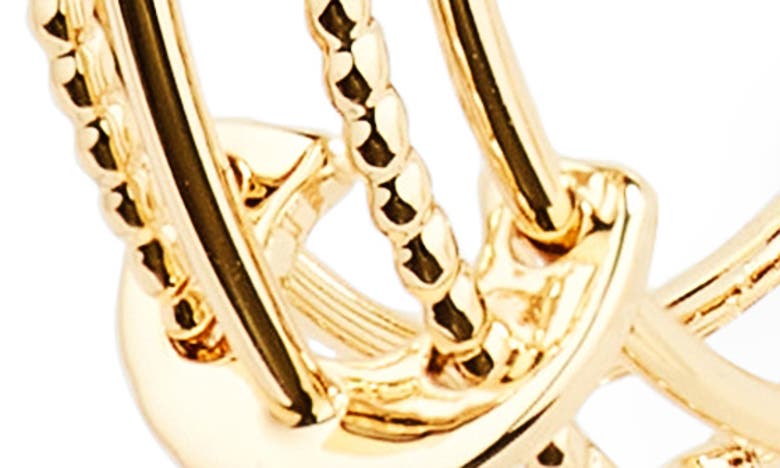 Shop Area Stars Wire Hoop Earrings In Gold Silver