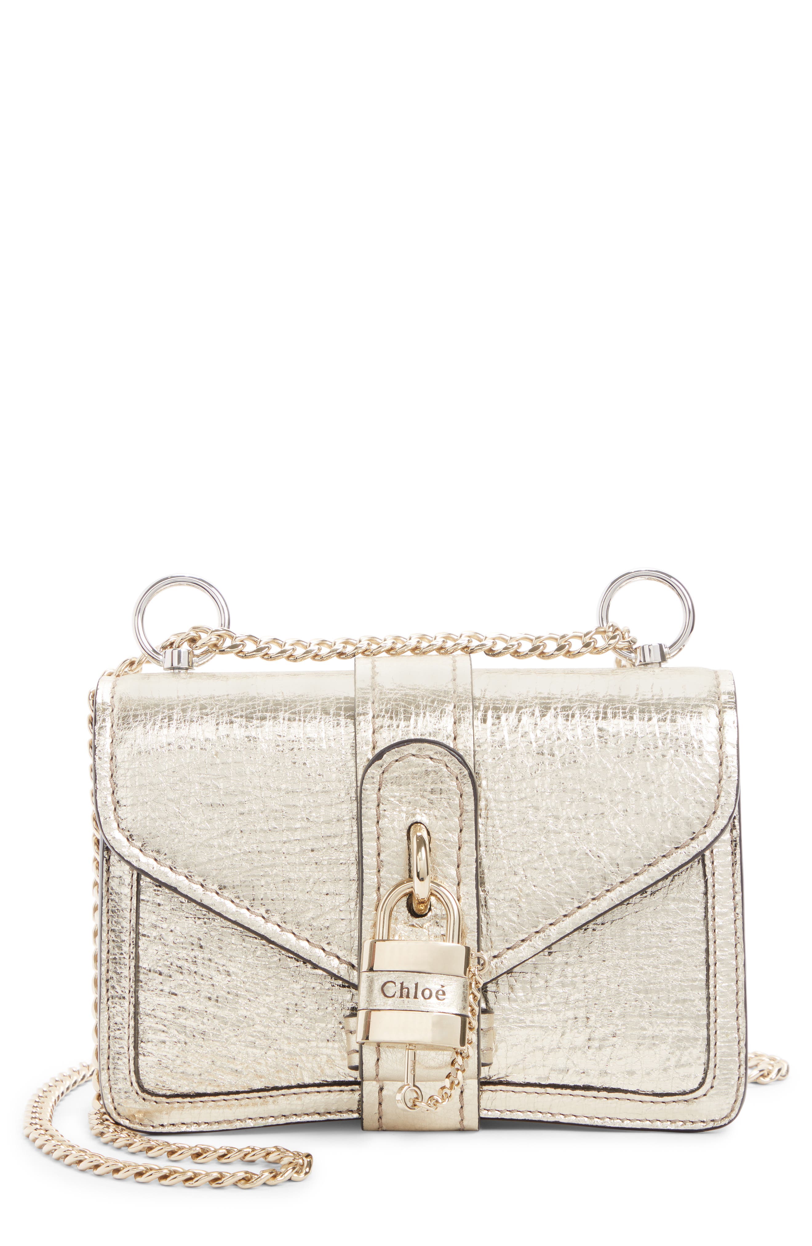 chloe gold bag