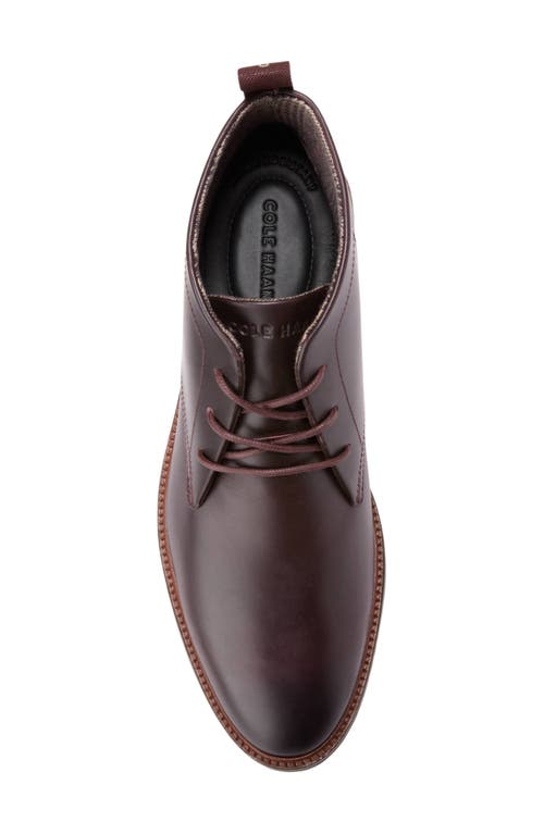 Shop Cole Haan Berkshire Lug Chukka Boot In Bloodstone