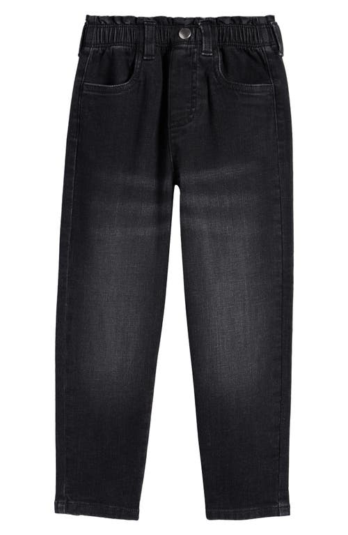 Tucker + Tate Kids' Elastic Waist Straight Leg Jeans In Black Wash