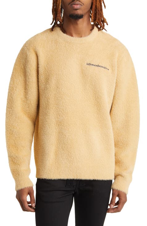 Embroidered Fuzzy Sweater