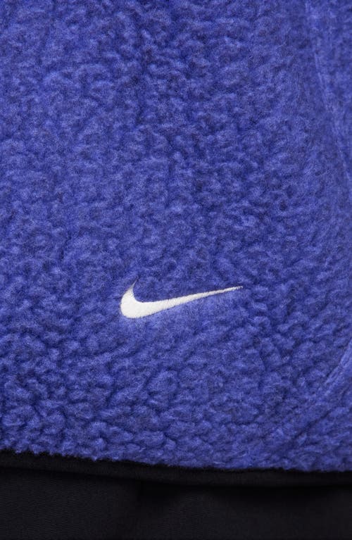 Shop Nike Acg Arctic Wolf High Pile Fleece Vest In Persian Violet/black/white