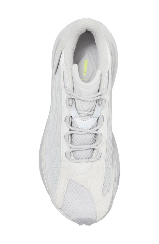 Shop Puma Spirex Pleasures Running Shoe In Glacial Gray-cool Light Gray