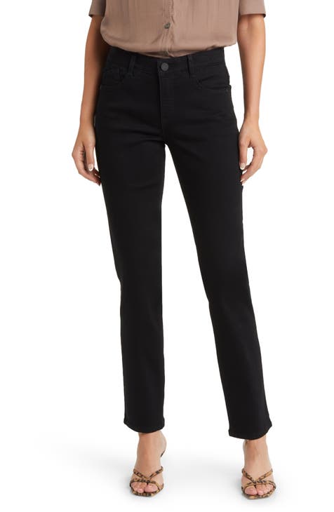 Women's Black Straight-Leg Jeans | Nordstrom