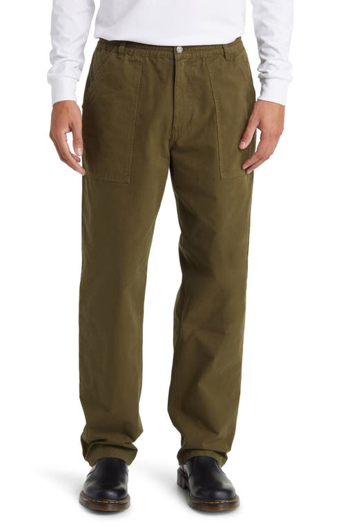 FORET Sienna Organic Cotton Ripstop Pants in Army