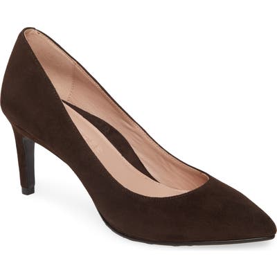 Taryn Rose Collection Gabriela Pointy Toe Pump, Brown