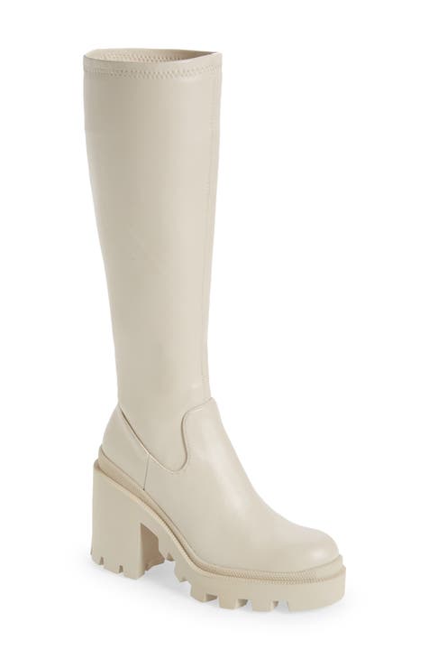 Beige Knee-High Boots for Women | Nordstrom