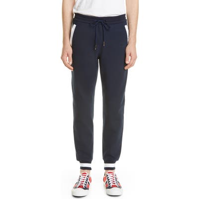 Thom Browne Contrast Pocket Cotton Sweatpants, Blue (Nordstrom Exclusive)