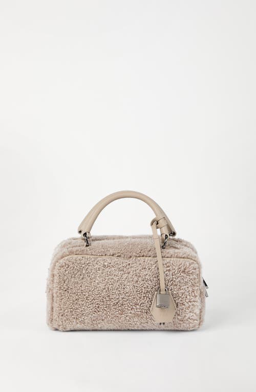 Shop Brunello Cucinelli Explorer Small Boston Bag In Dove Grey