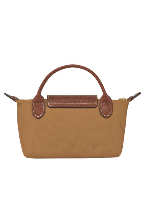 Shop Longchamp Le Pliage Cosmetics Case In Fawn