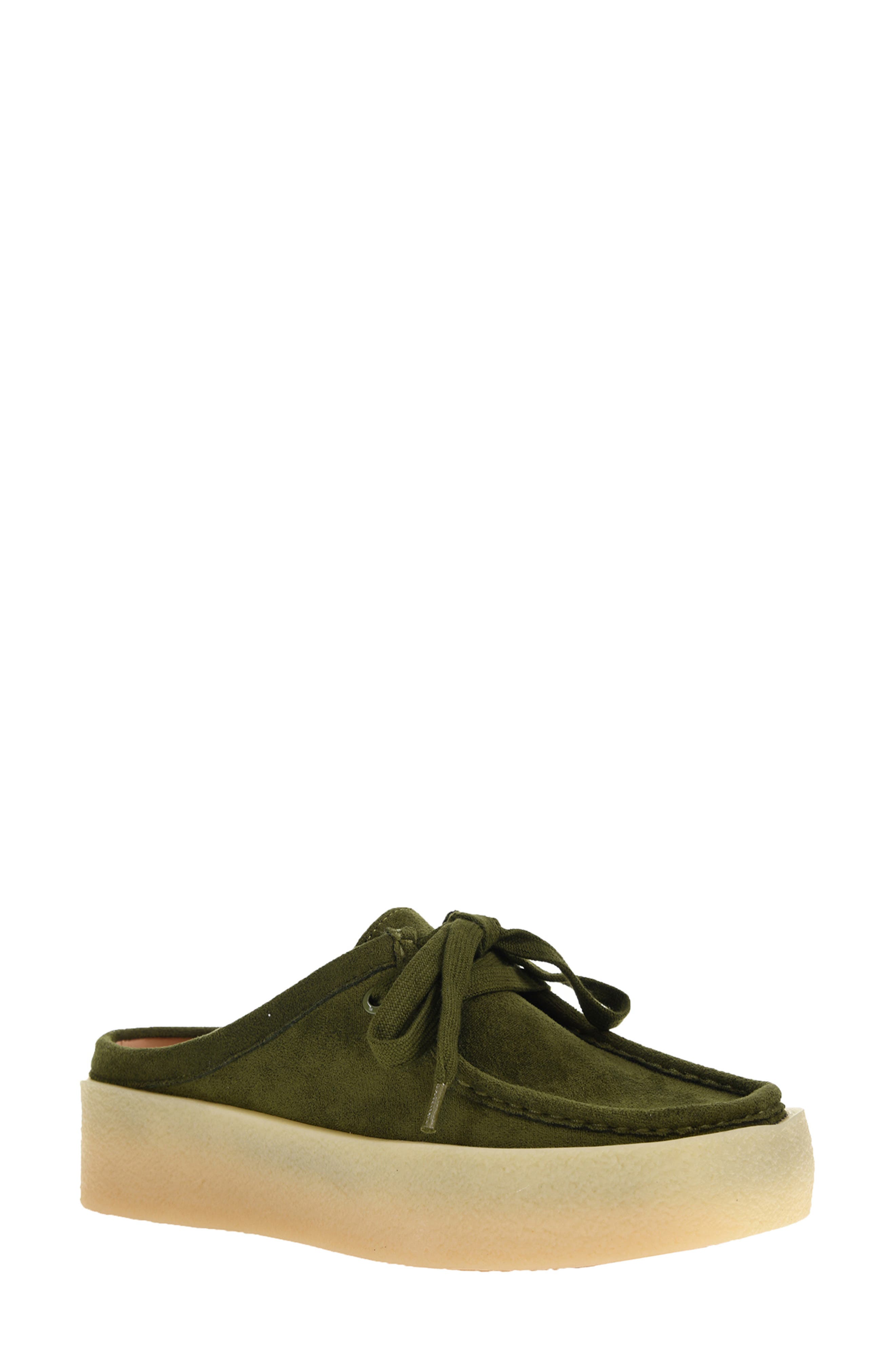 Dirty Laundry Daybreak Moc Toe Mule in Olive 