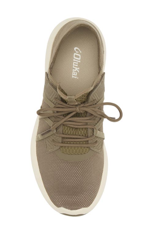 Shop Olukai Holo Convertible Mesh Sneaker In Hunter/off White