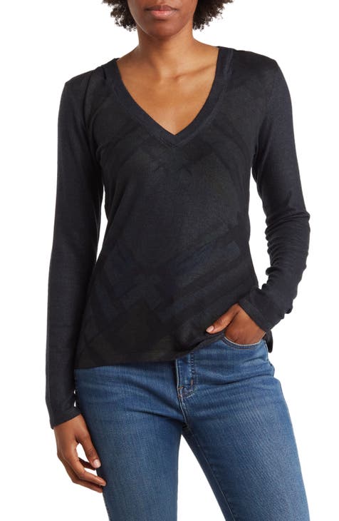 Women's Black Tunic Sweaters