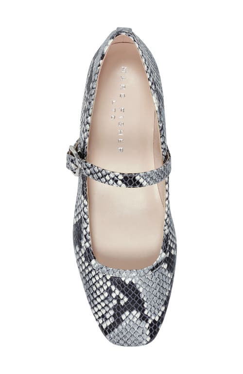 Marc Fisher Ltd Garissa Mary Jane Flat In Light Natural