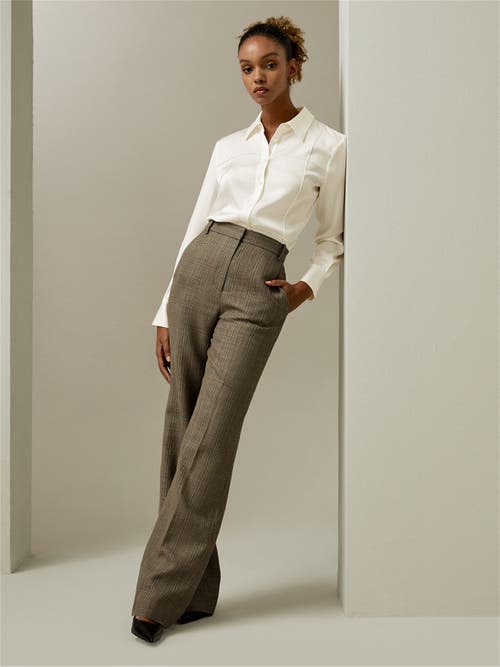 Lilysilk Sprezzatura Silk Blouse In Natural White