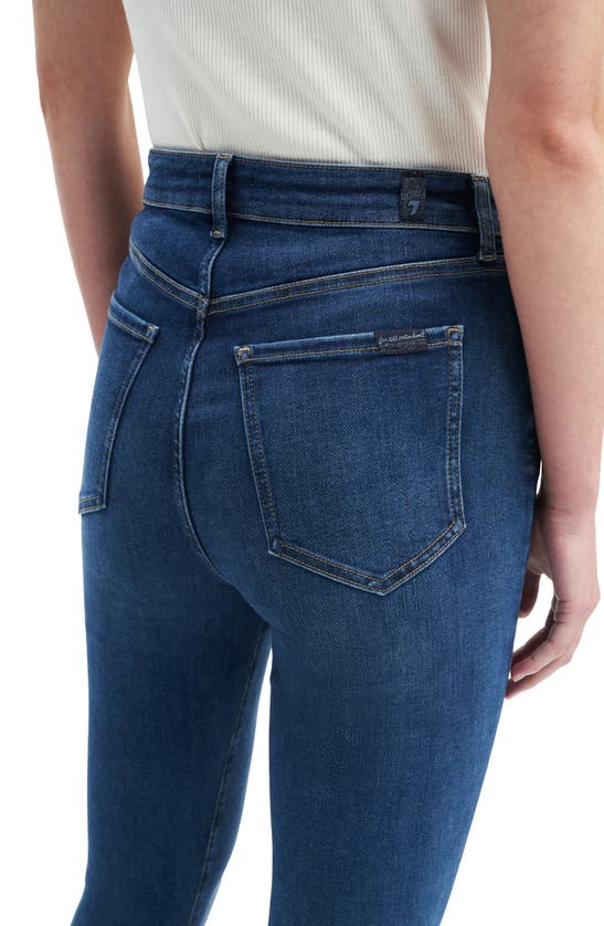 7 For All Mankind High Waist Skinny Jeans In Sophieblu