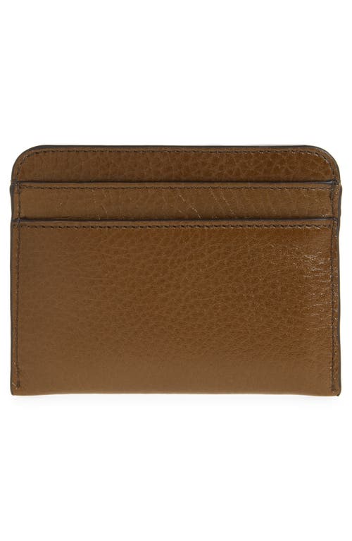 Chloé Bikie Logo Card Case In Dark Khaki