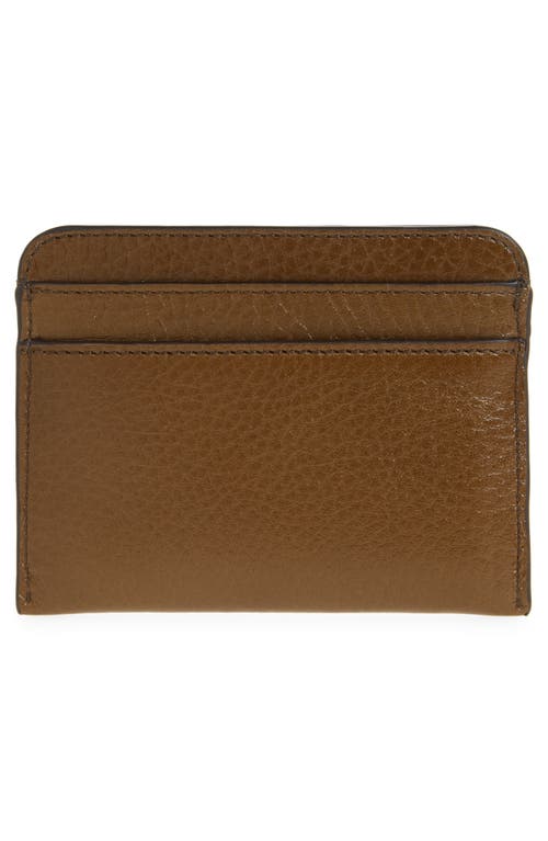 Shop Chloé Bikie Logo Card Case In Dark Khaki