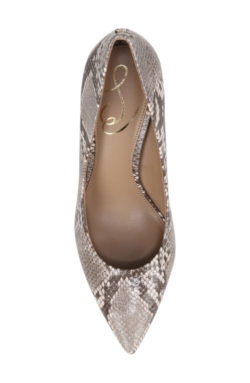 Sam Edelman Hazel Pointed Toe Pump In Sandshell Multi