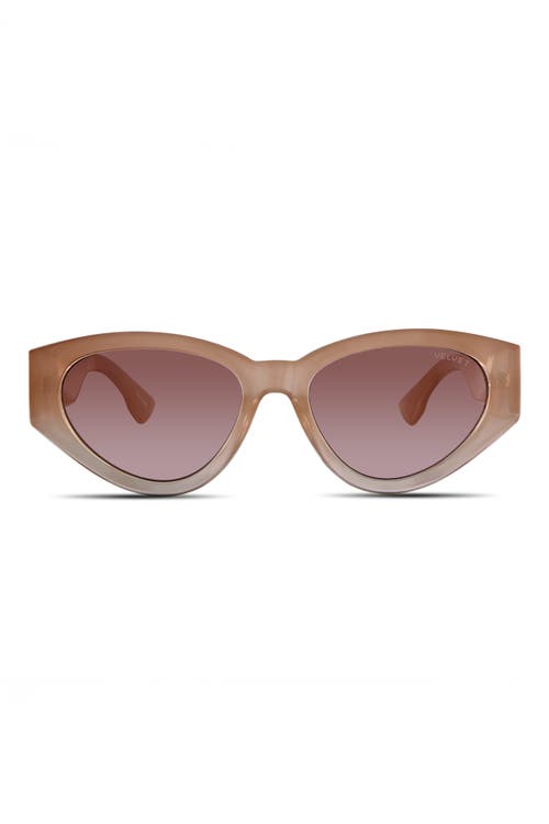 Shop Velvet Eyewear Rosa Sunglasses In Blush