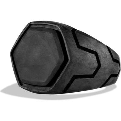 David Yurman Forged Carbon Signet Ring