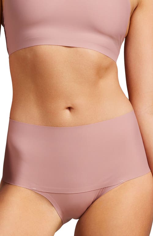 Siella Invisible Full Cut Control Pantie In Dusty Rose