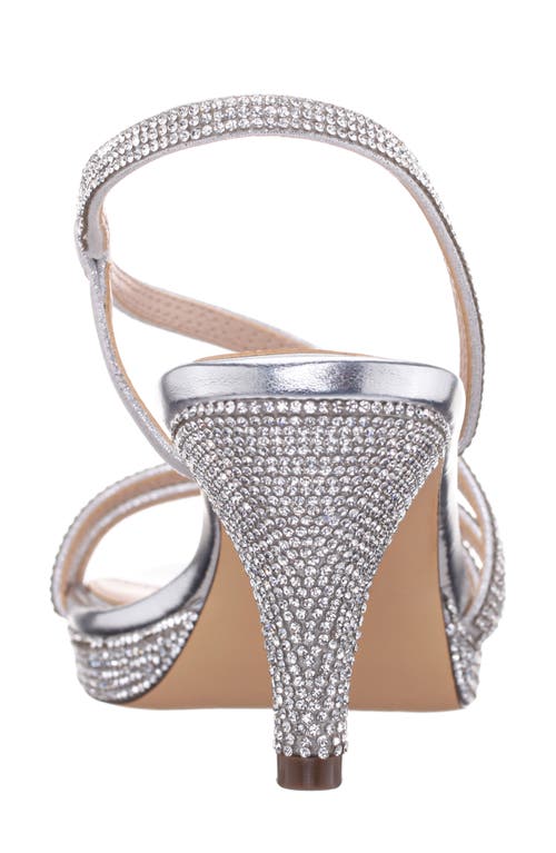 Shop Nina Bo Slingback Sandal In Silver