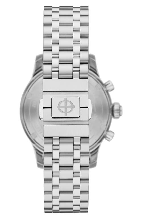 Shop Zodiac Sea Chron Bracelet Chronograph Watch, 42mm In Silver