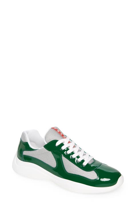 Total 66+ imagen green and white prada shoes