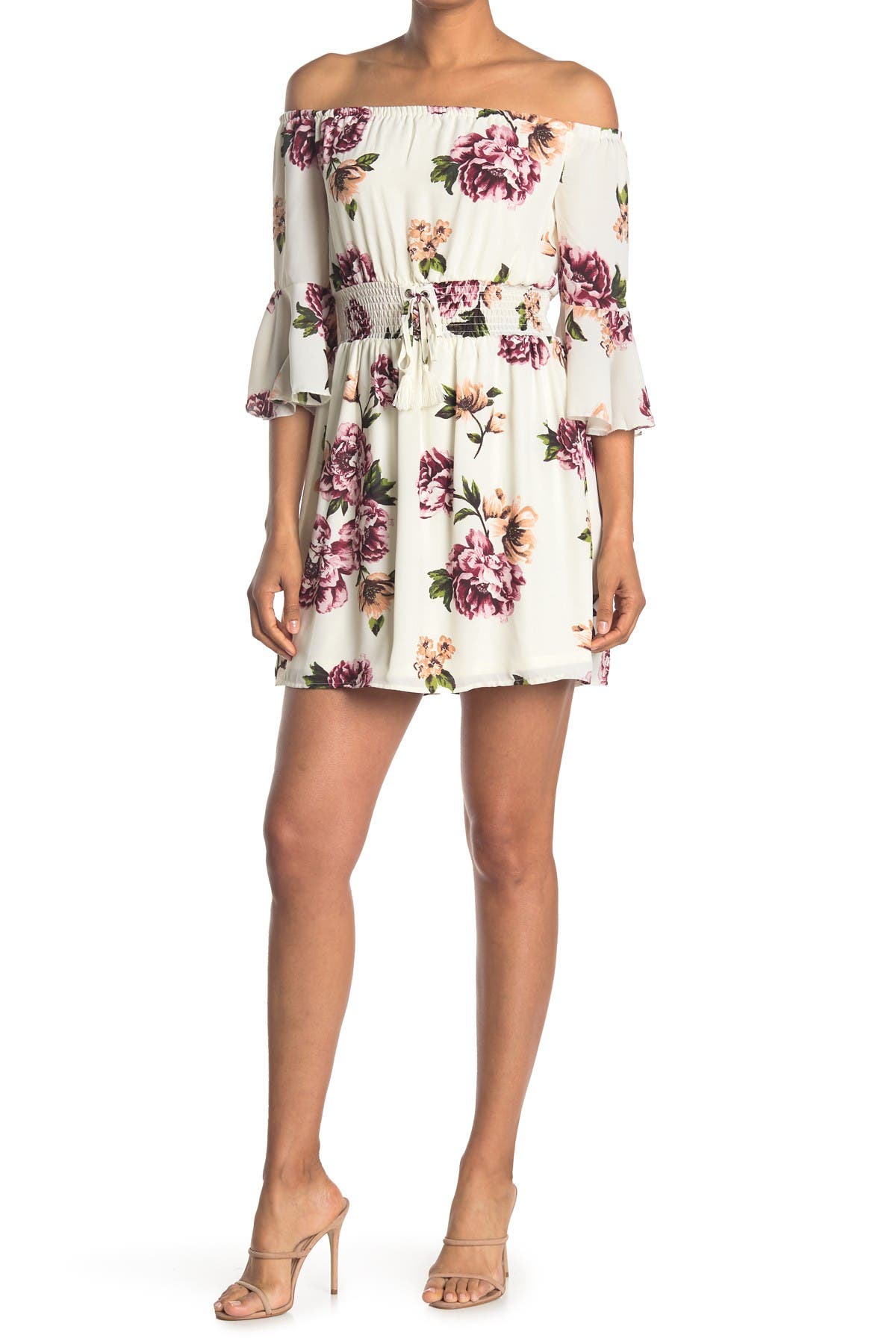 bailey blue floral dress