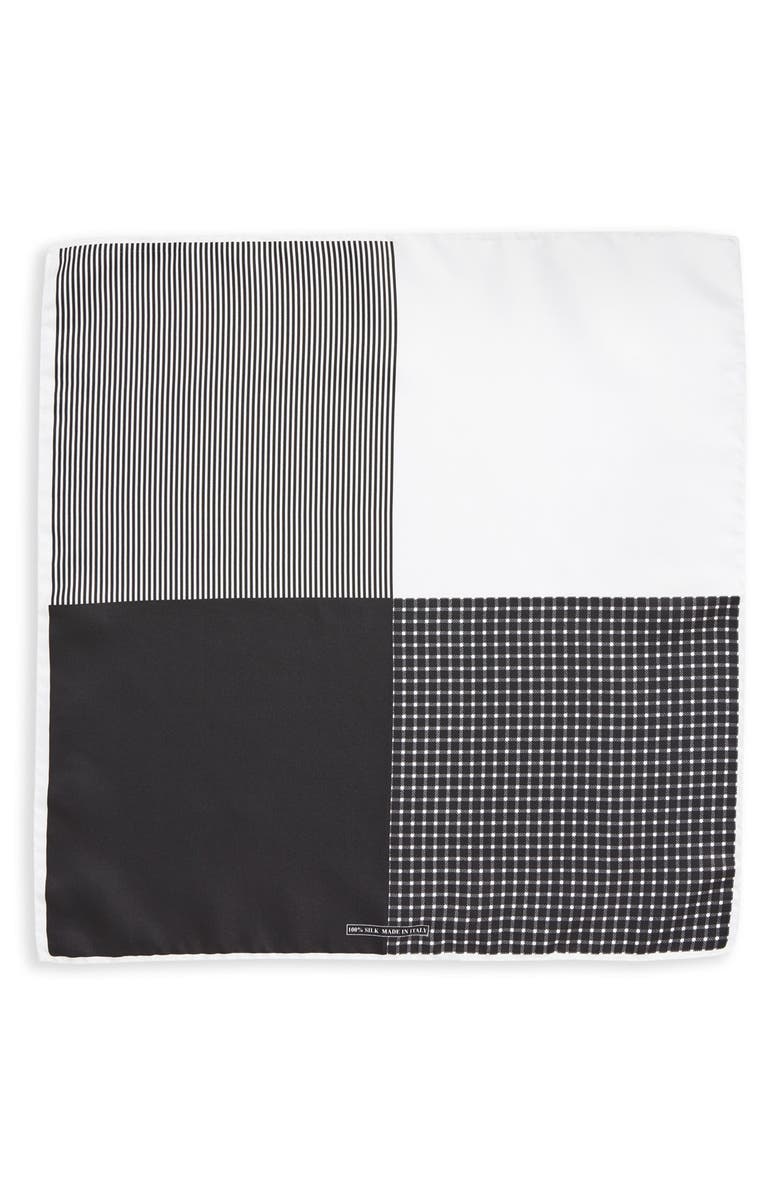 Nordstrom Panel Silk Pocket Square Nordstrom