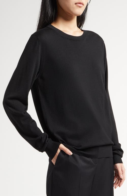 The Row Hover Crewneck Jumper In Black