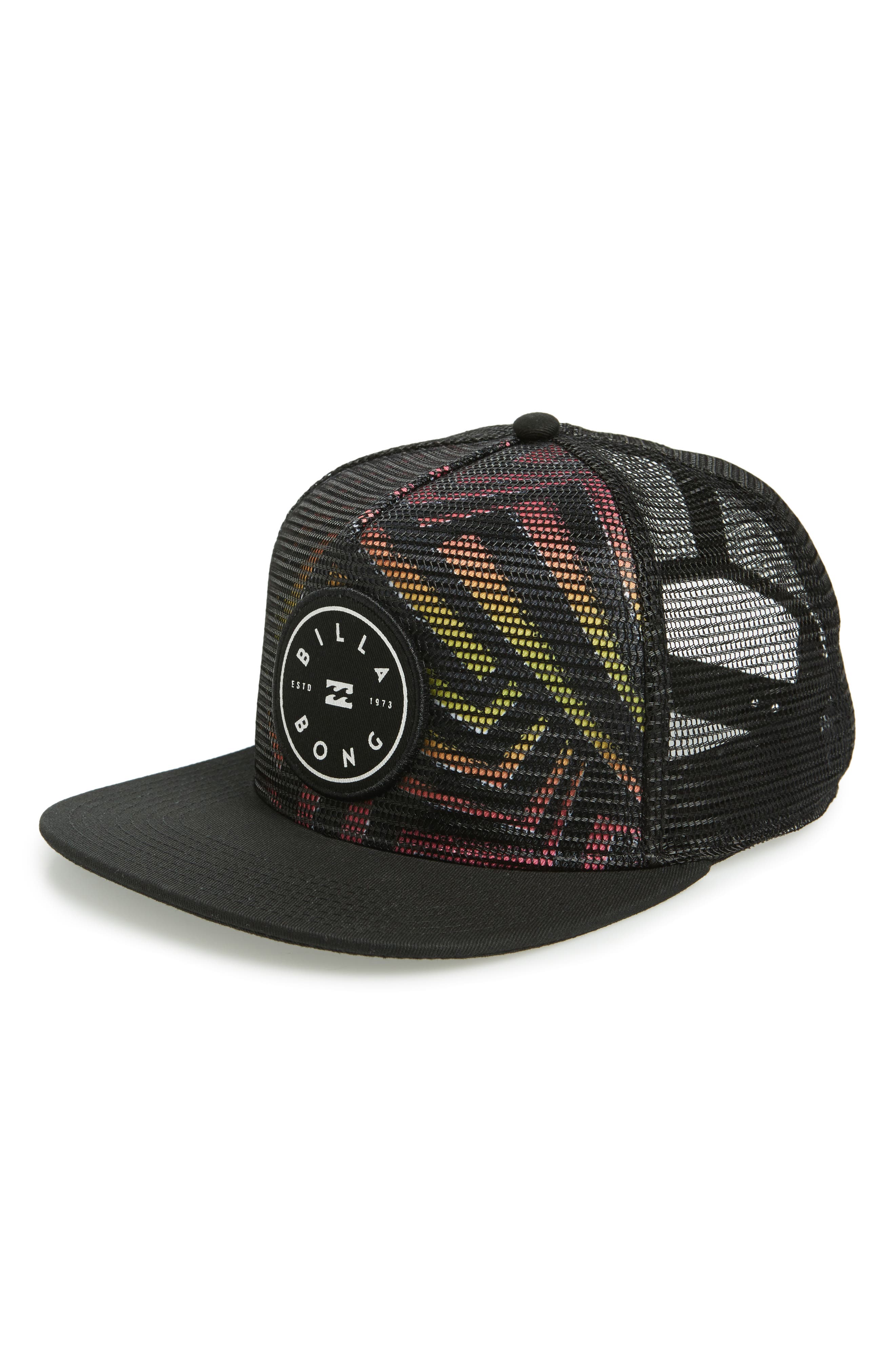 billabong rotor trucker hat