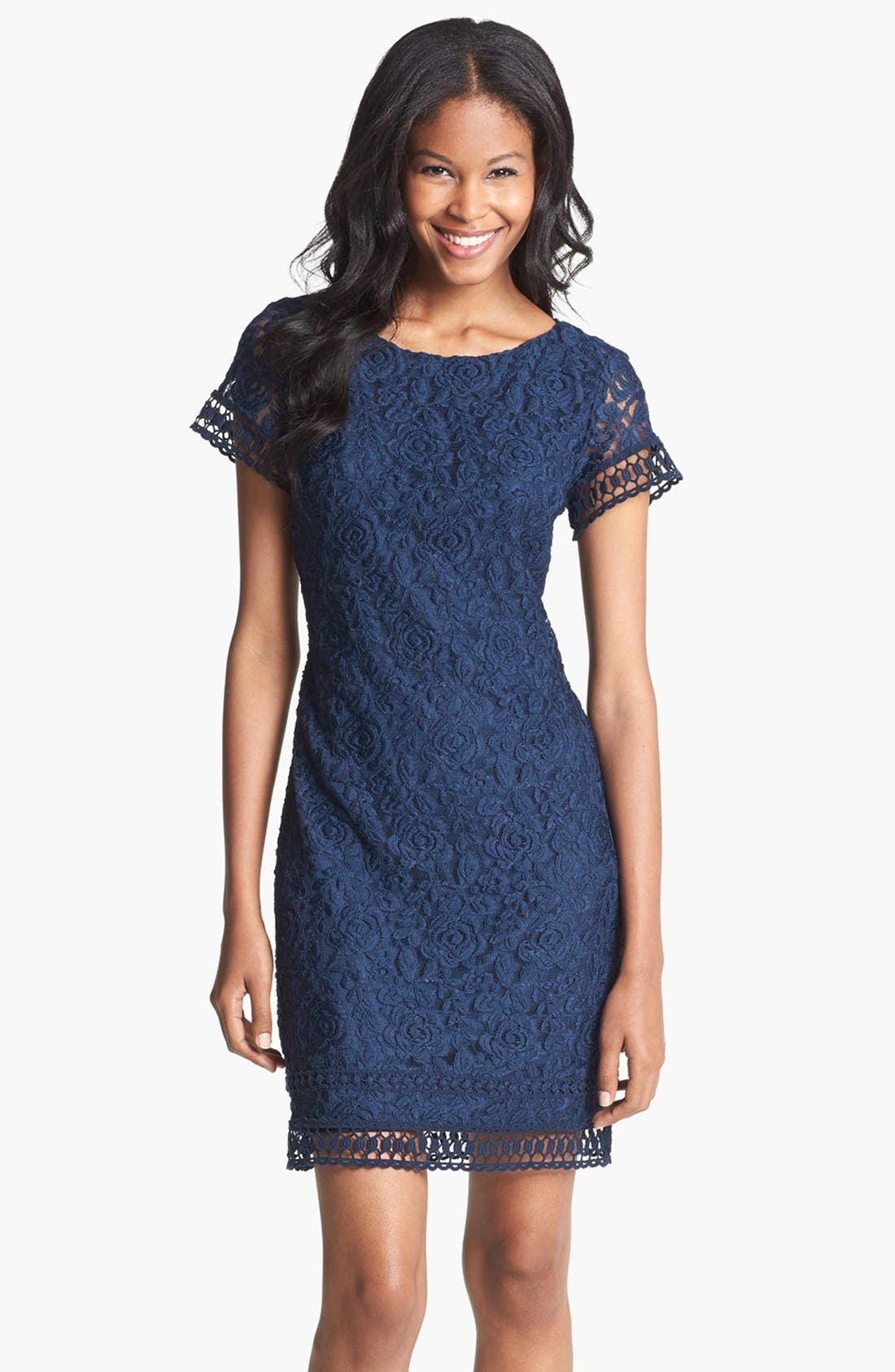 Laundry by Shelli Segal Lace Sheath Dress (Petite) Nordstrom