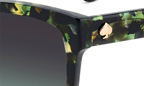 Kate Spade New York Kiya 56mm Gradient Square Sunglasses In Green