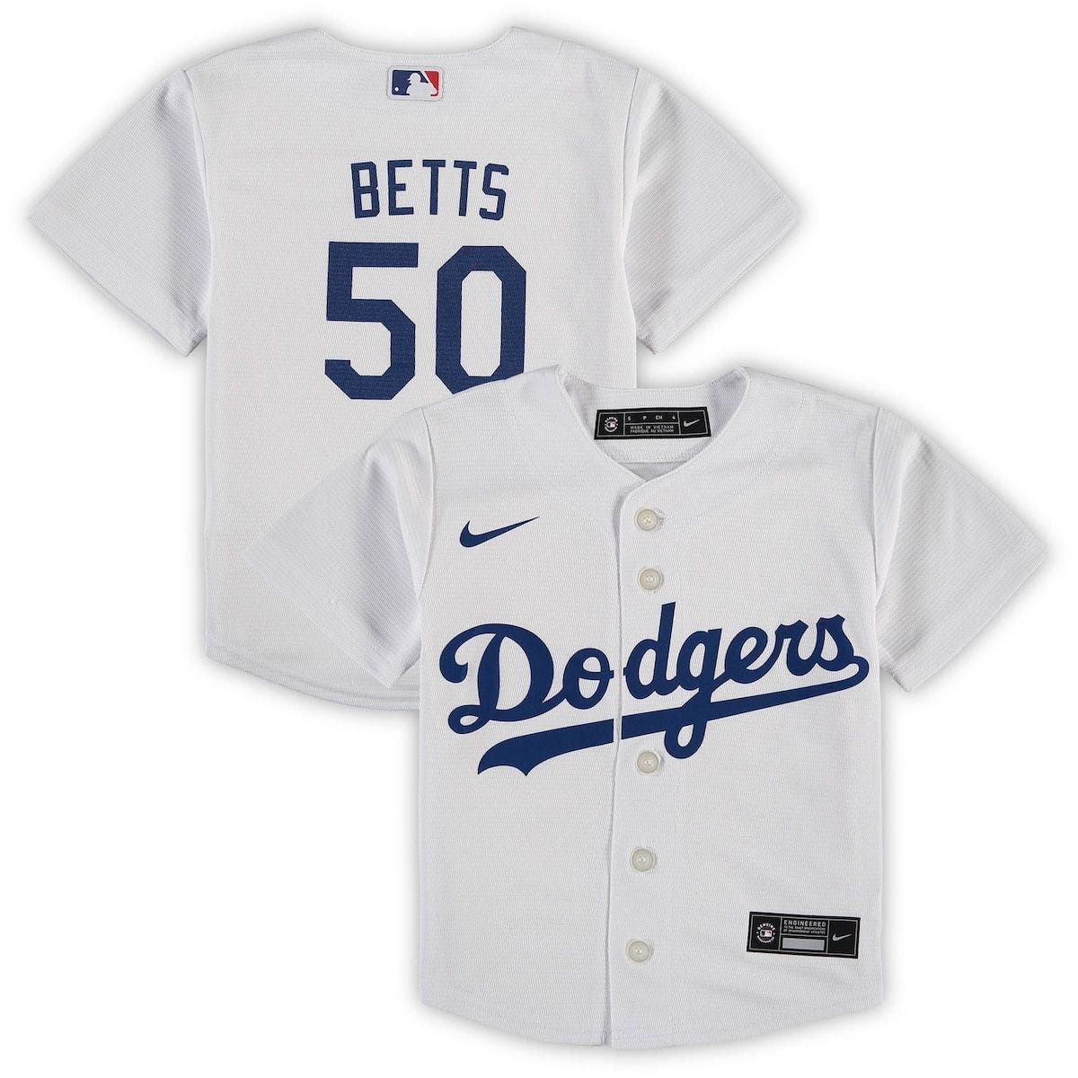 Los Angeles Dodgers Replica Jersey Royal-White Split Mookie Betts